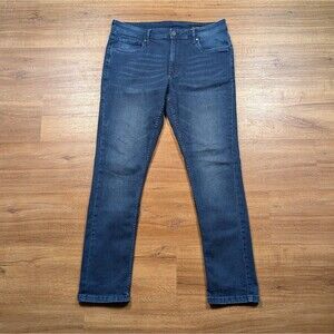 The Perfect Jean NYC Jeans Men's 34x32(31) Blue Slim Fit Stretch Dark Wash